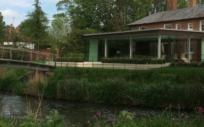 Parkland Fencing in a modern setting