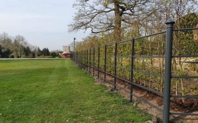 Grey Estate Fencing in Berkshire