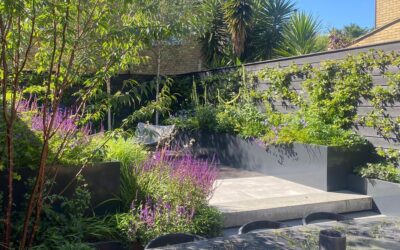 Bespoke Steel Planters in London.