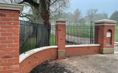 Iron Railings and Entrance Gate in Derbyshire