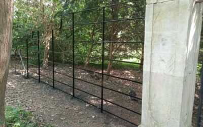 Bespoke Deer Fence and refurbishing the clients existing Manor Gates.