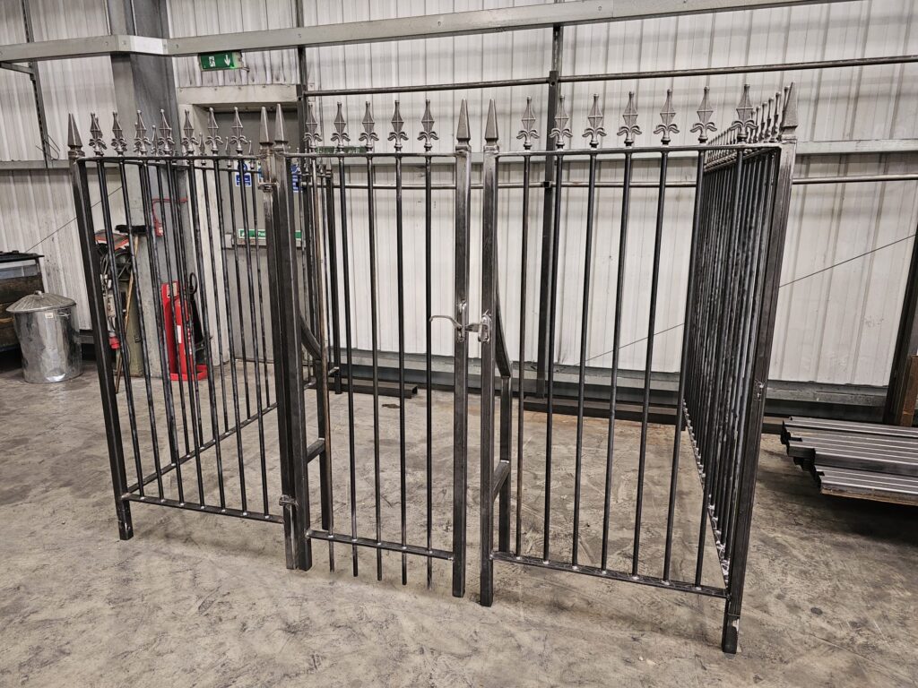 The team handmade the kennels